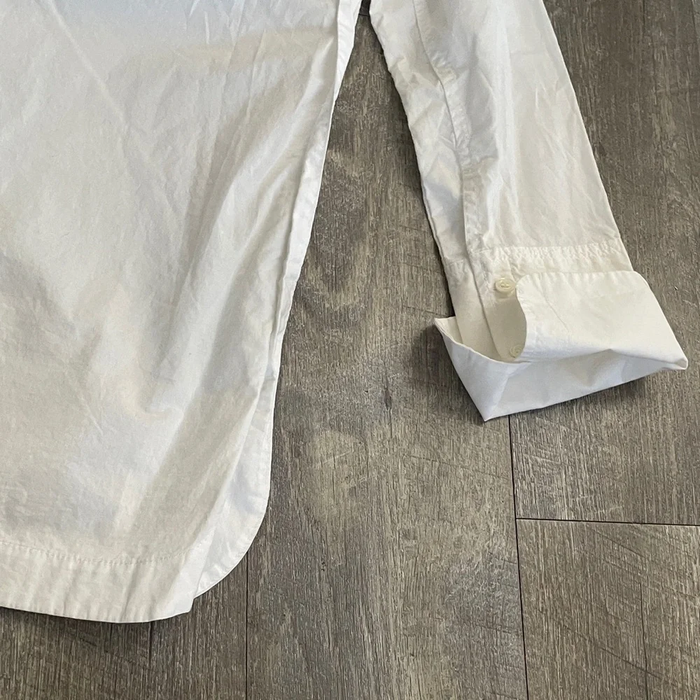 J. Crew Crisp White‎ Tunic Top